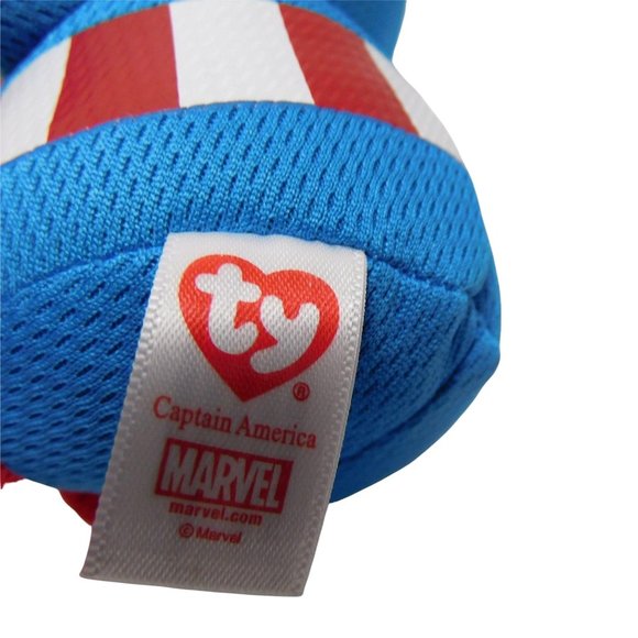 TY Marvel Captain America 7" Plush 2019 Has Tag - Picture 7 of 7